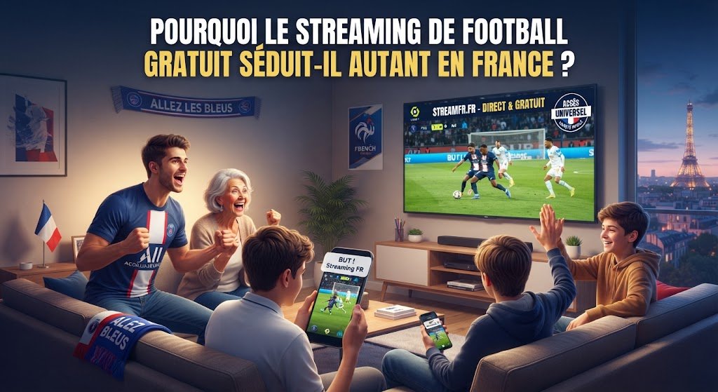 Pourquoi le streaming de football gratuit séduit-il autant en France 
